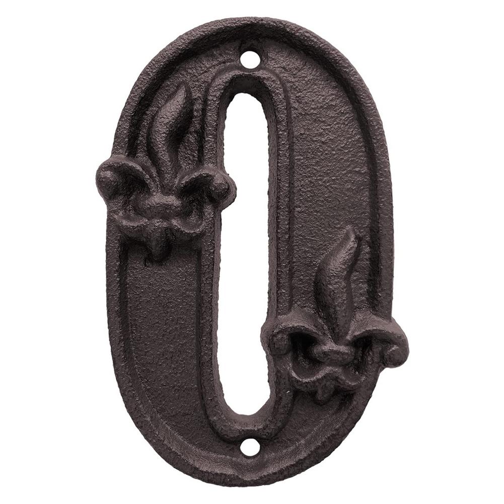 Metal Digital Numbers Cast Iron House Sign Plaque Door Plate DIY 0-9 Hotel Home Cafe Wall Decor Address Door Numbers: black