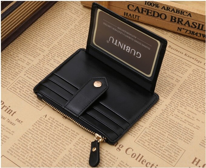 Excellent GUBINTU Slim Credit Card Holder Mini Wallet Mens Leather ID Case Purse Bag