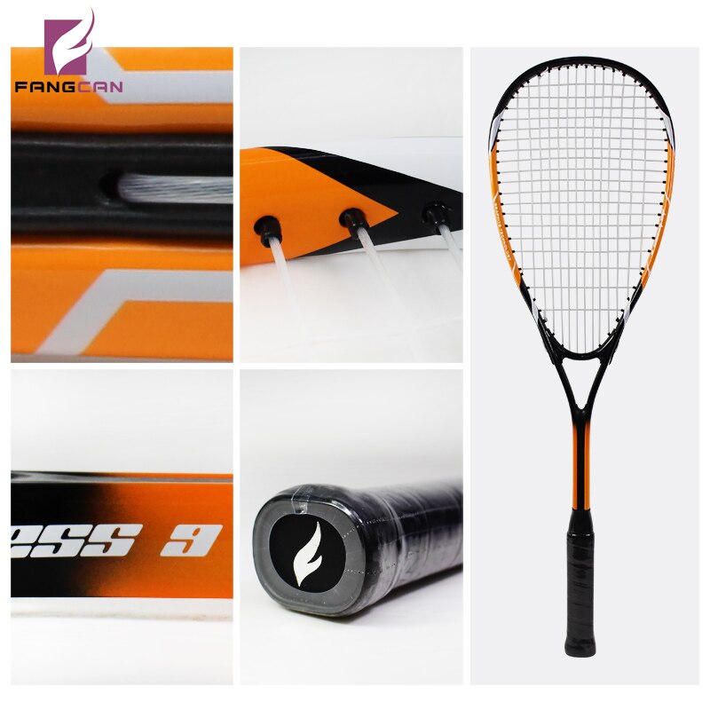 FANGCAN Ultralight Training Squash Racket Aluminum Alloy with Carry Bag