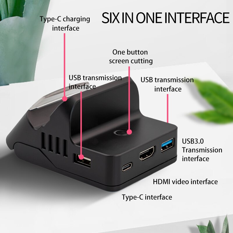 Mini Portable Charging Stand Switch Docking Station TV Converter Cooling Stand Bracket Play Stand Holder for Nintendo Switch