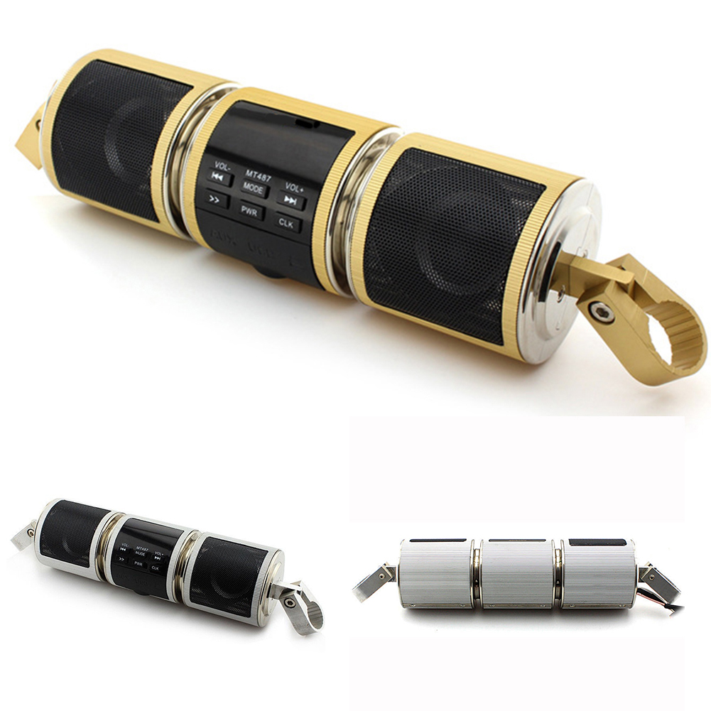 Haut-parleur de Moto étanche Radio Audio Bluetooth MP3B Moto système stéréo