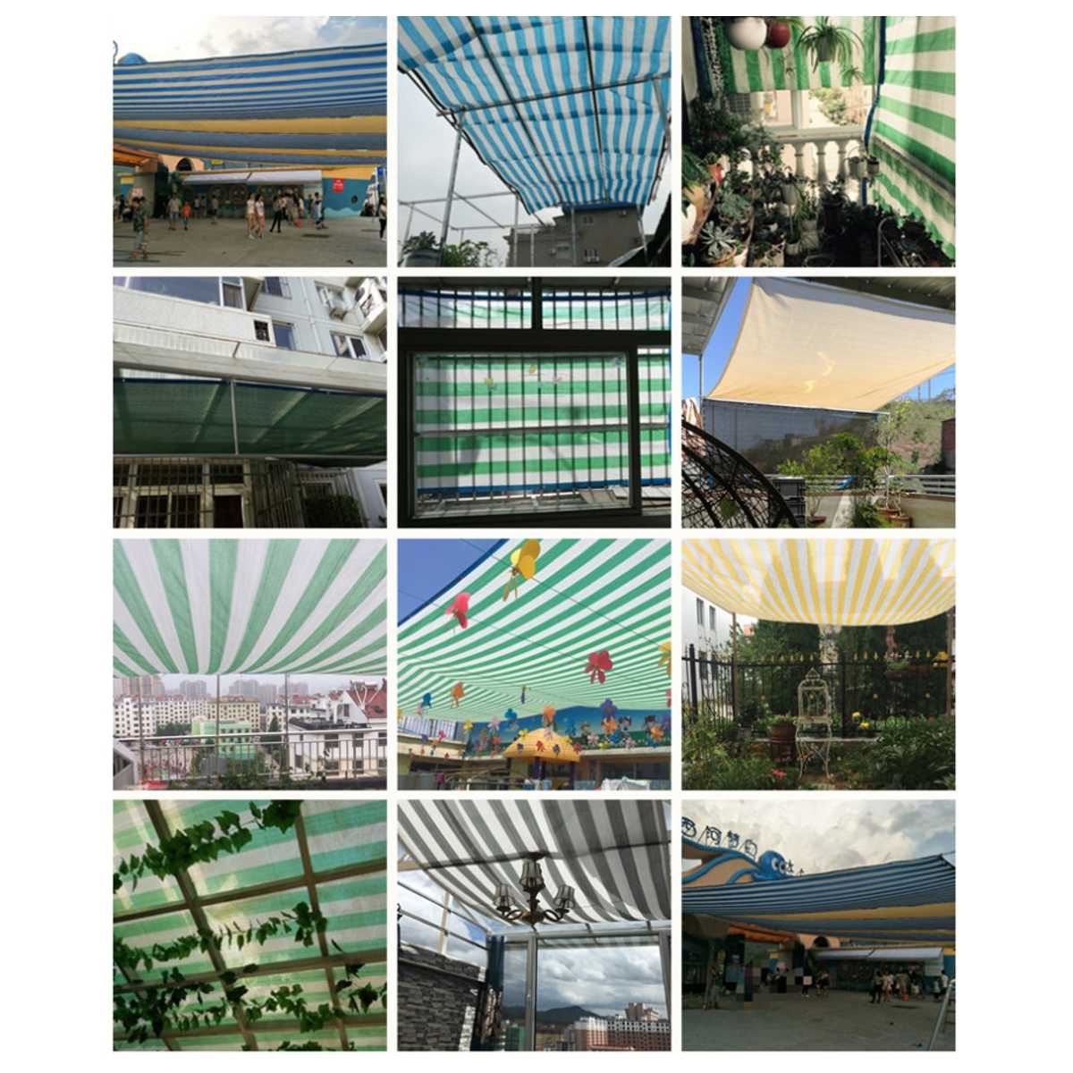 HDPE Anti-UV Sunshade Net Outdoor Garden Netting Mesh Shade Gate Cloth Net Plant Greenhouse Cover 90% Shading Rate