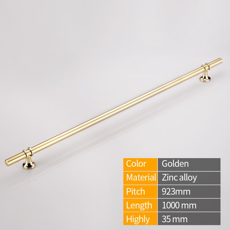 Golden Cabinet Handle Copper Brushed Kitchen Cabinet Door Knob Furniture Drawer Pull Hardware Trolley Handle: Ivory