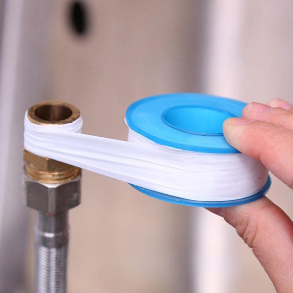 1 rouleau de ruban de scellage à filetage blanc PTFE 10m, ruban de scellage pour plombier, ruban de scellage à filetage sans huile, bande de scellage pour gaz et eau