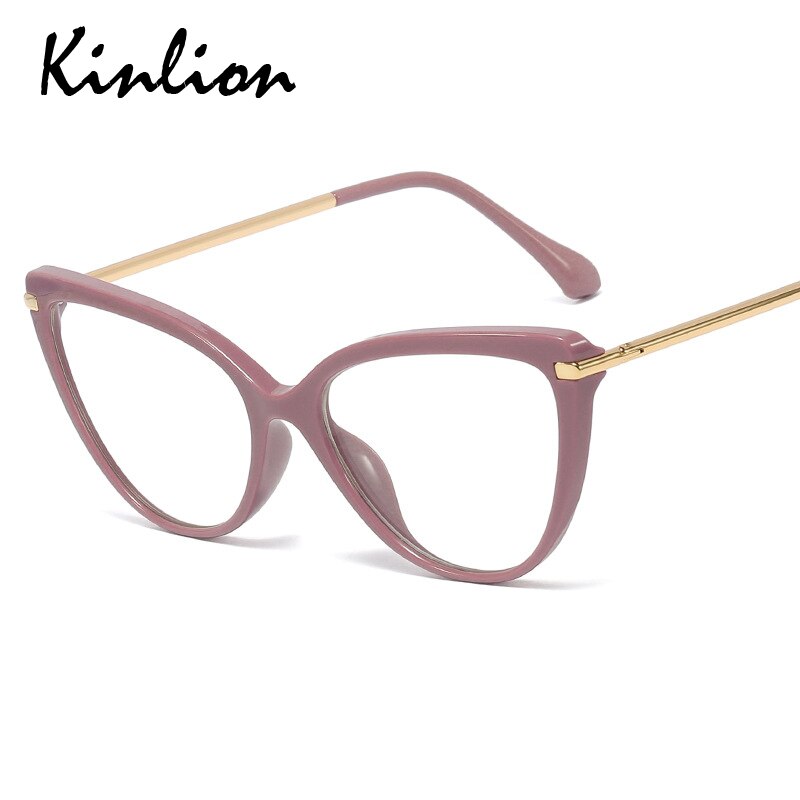 Gafas Cat Eye para mujer, Cateye Tr90 montura metálica, Gafas de piernas primaverales para mujer, Gafas Retro Vintage para mujer, marcos de Gafas