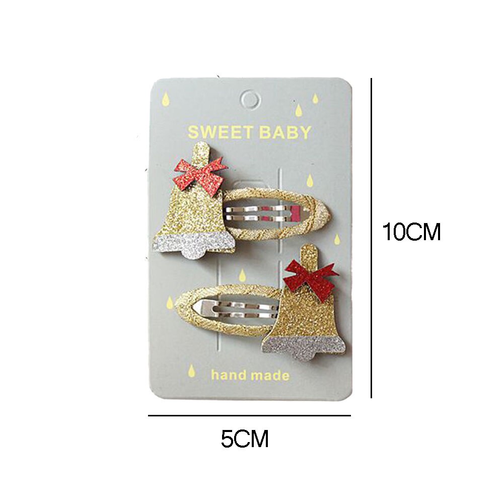 Kerst haarspeld voor meisjes schattige haarclips, haarbandjes, cartoon kinderspeldjes, peuterbedels, sieraden, haaraccessoires