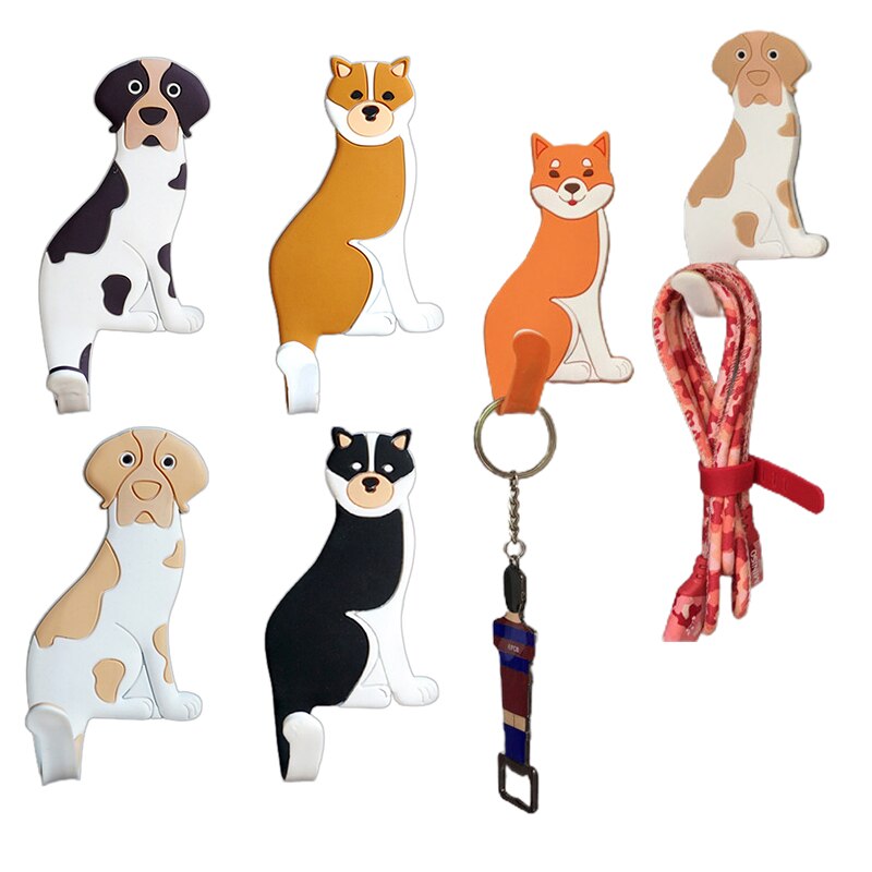 Fridge Magnets Cartoon Dog Cute Animal Magnetic Fridge Magnet Cartoon Magnetic Seamless Magnetic Sticker Hook