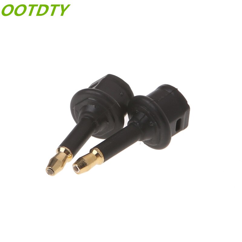 OOTDTY 2 Pz Toslink Femmina A 3.5mm Maschio Mini Connettore Audio Digitale Ottico Adattatore Convertitore