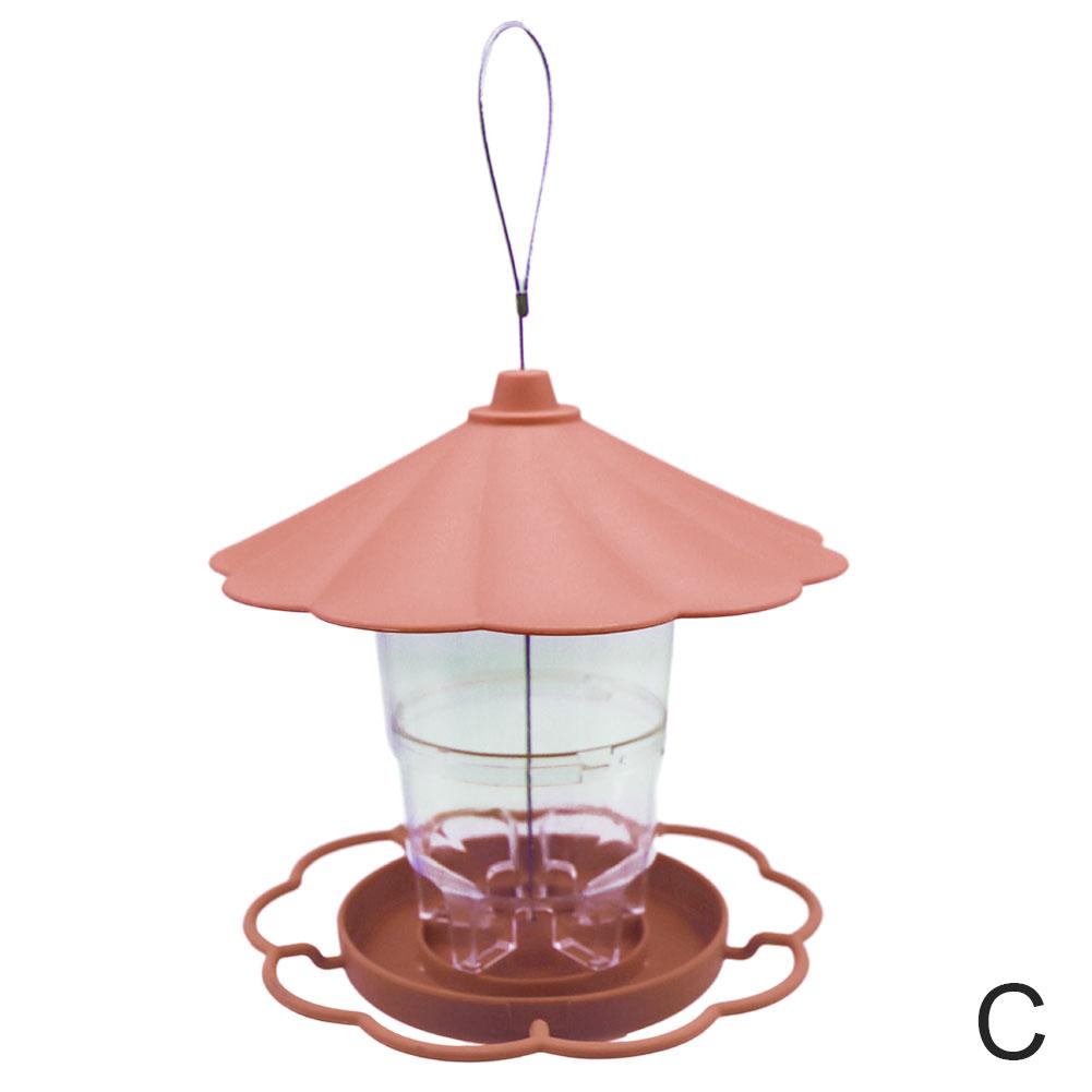 Mangeoire à graines pour oiseaux sauvages, outil d'alimentation pour oiseaux, Paddock de jardin, fournitures d'alimentation suspendues pour animaux de compagnie, mangeoire pour oiseaux suspendue, décoration extérieure: green