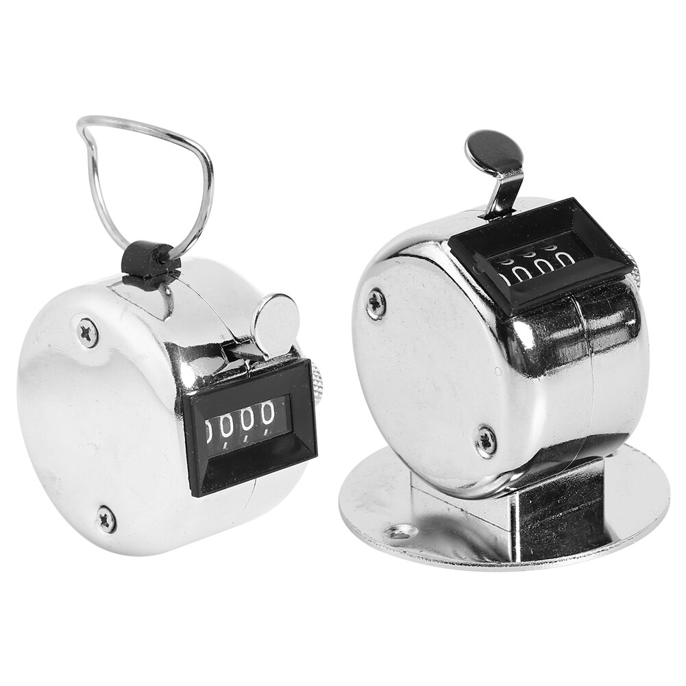 4 Digit Number Mini Portable Manual Press Tally Counter with Mechanical Button Display Electronic Tally Counter