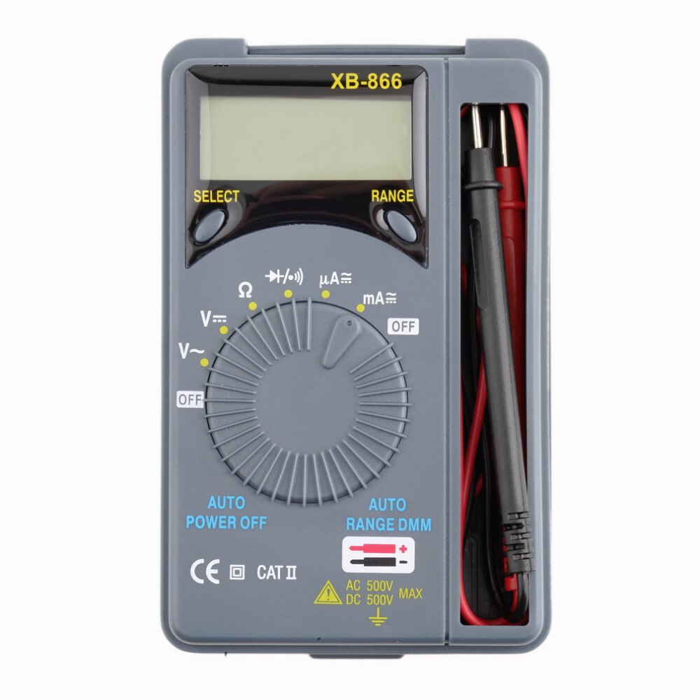 Mini LCD Digital Multimeter LCD Multitester Pocket AC DC Ammeter Voltmeter Ohmmeter Current Tester