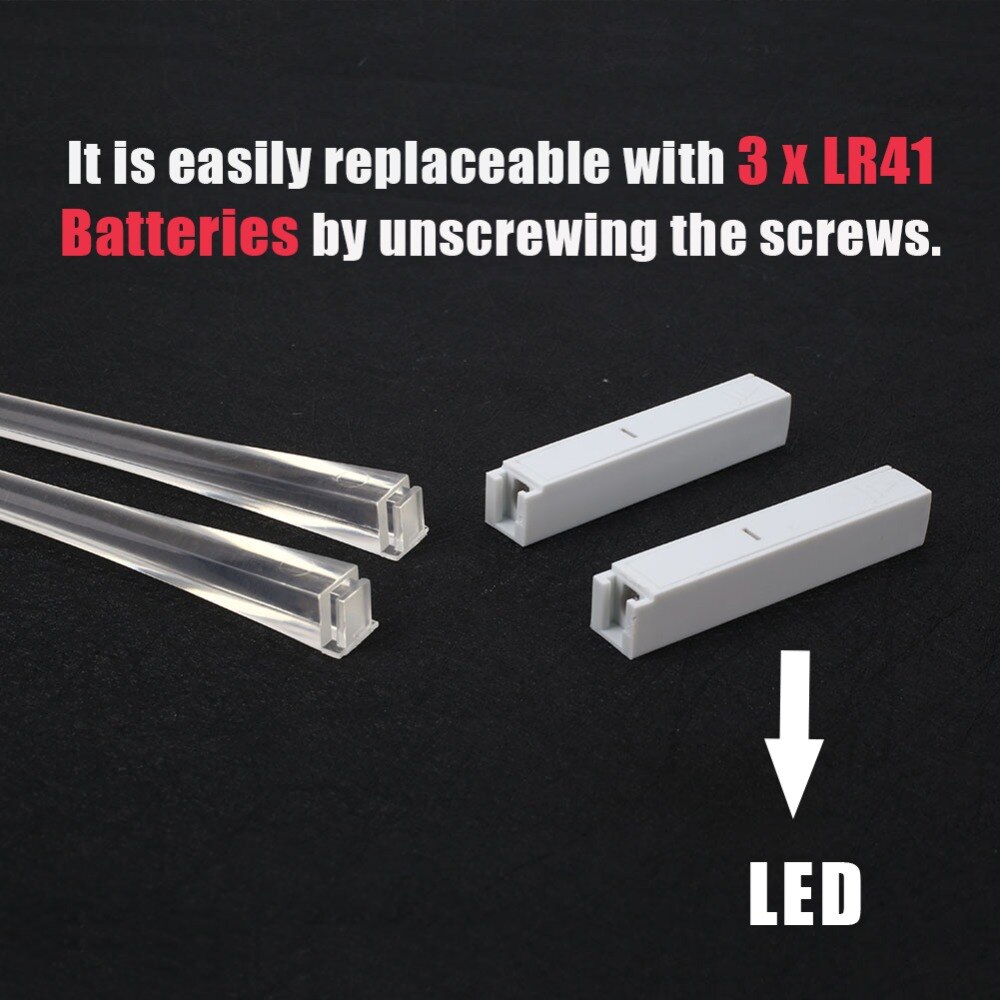 Bacchette luminose da tavola portatili a 8 colori per bacchette a portato incandescenti per feste da pranzo in cucina