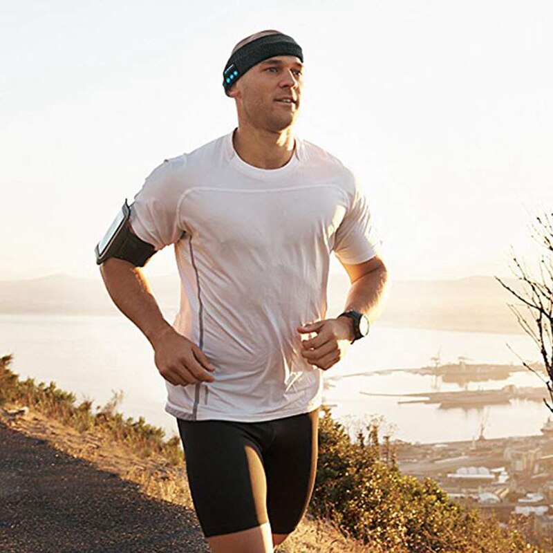 Bluetooth hoofdband workout hoofdband fitness hoofddeksel sport haarband