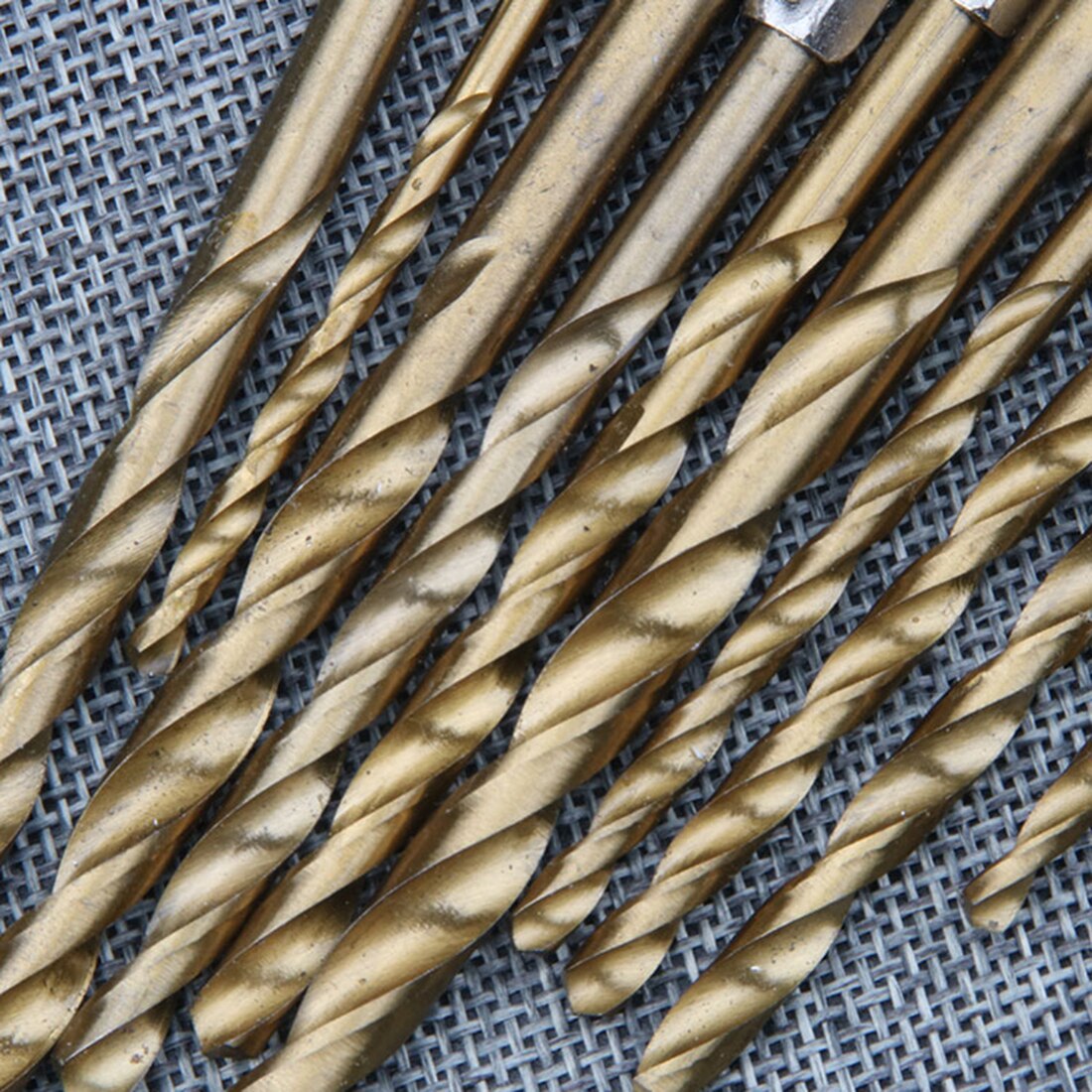 13pcs/lot 1/4 Hex Shank Drill Bit 1.5-6.5mm hexagonal handle titanium twist drill bit drill bit sets