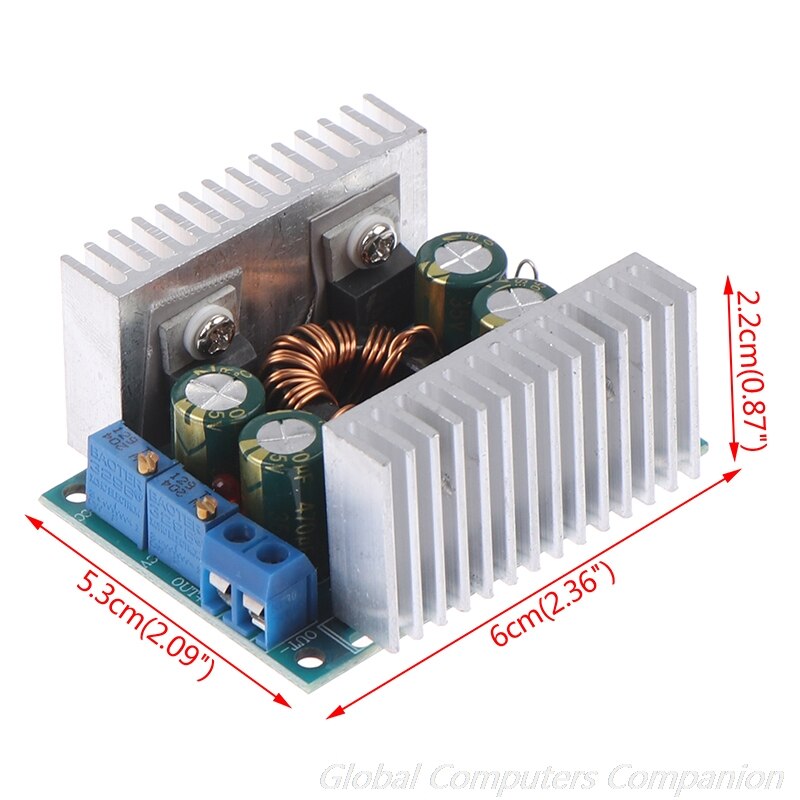 DC-DC 5-30V a 1.25-30V 12V 24V 8A regolabile automatico Step Up Down Boost Buck convertitore modulo di potenza regolatore di tensione per auto