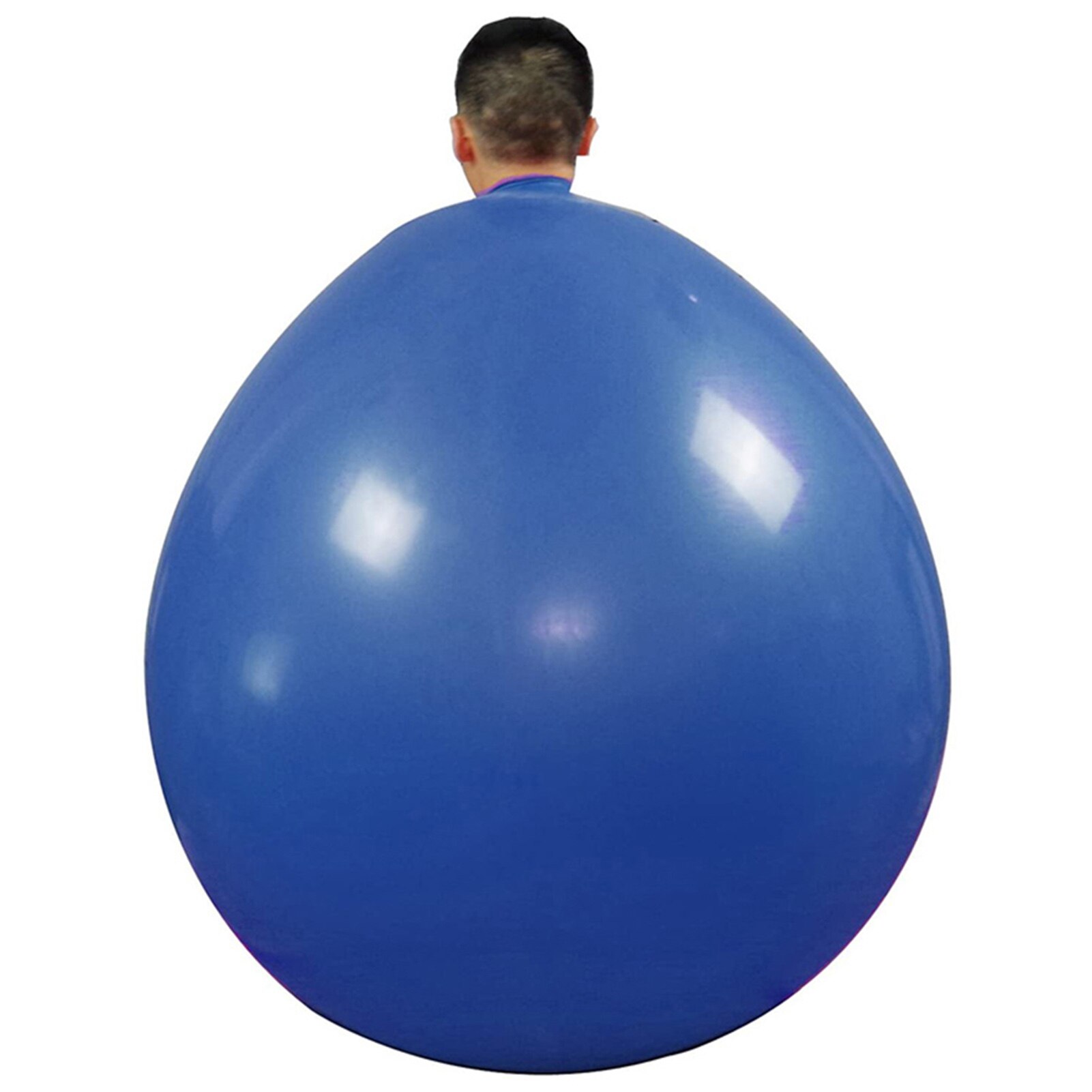 Giant Menselijk Ballon 36 Inch Ronde Ballonnen Extra Jumbo & Dikke Giant Latex Ballon Voor Bruiloft Verjaardag Event Decor: Blauw