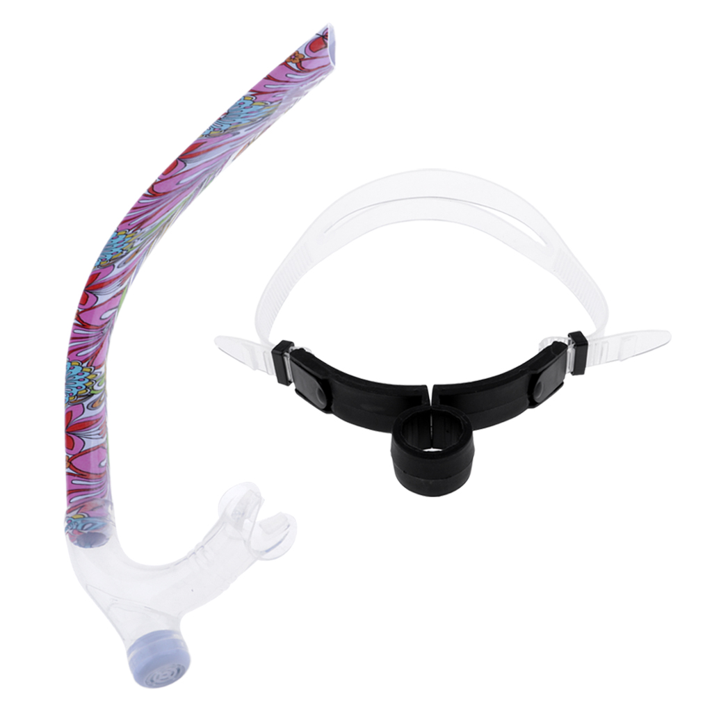 Nuotata Snorkel-di Nuotata Snorkel Formazione-Comodo Boccaglio In Silicone &amp; One-way Valvola di Spurgo-Centro del Supporto di Progettazione