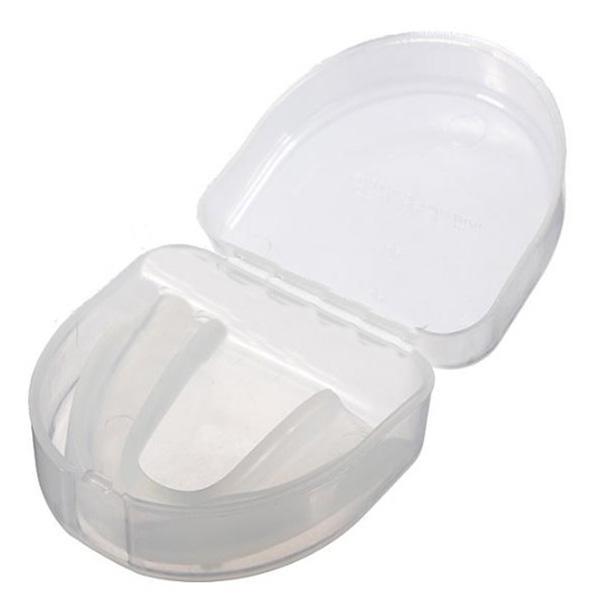 1 einstellen halt Schnarchen Anti Bruxismus Schnarchen Mundstück Apnoe Wache Schlaf-beihilfen Praktische Stoßstange Boxen Mundschutz