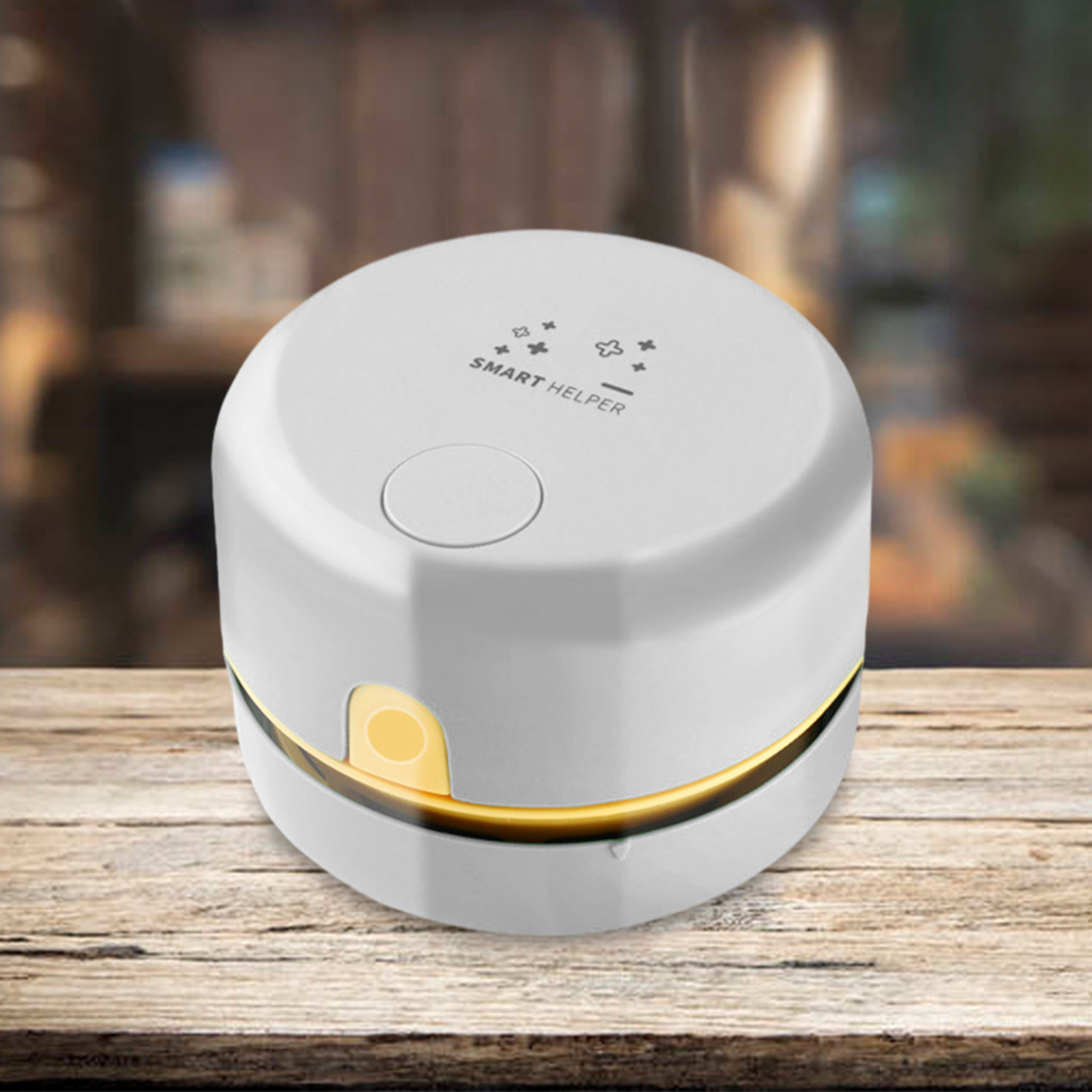 Desktop Vacuum Cleaner Mini Cute Mini Table Top Vacuum Dust Cleaning Rechargeable Cordless 360ºRotation Strong Suction Table