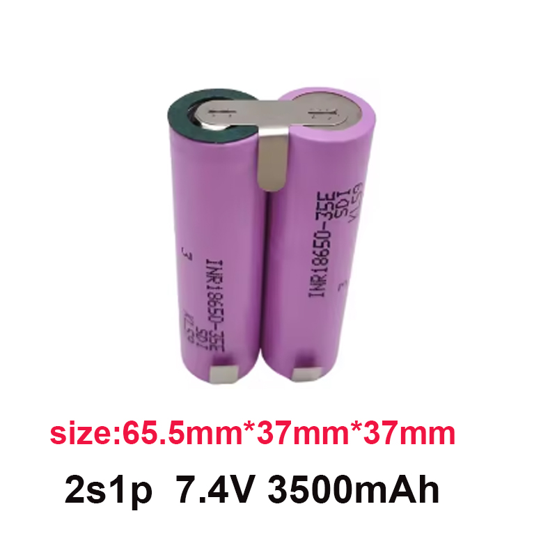 Customized5S2P 5S3P 5S4P 6S2P 8.4V 3.7V 10.8V 16.8V 18V 25.2V 18650 35E Battery Pack 3500mAh for Screwdriver Electric Drill Cell: GRAY