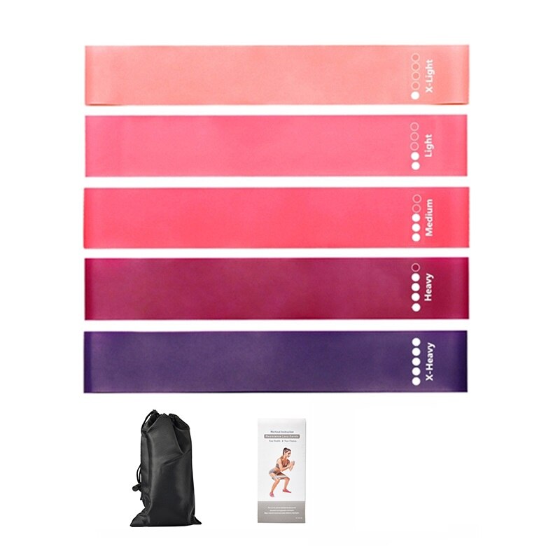 Di gomma 30 centimetri Elastici A Resistenza Set Elastico Mini Resistenza Fascia di Sport di Allenamento di Yoga Pilates Esercizio Attrezzature Per Il Fitness Per La Palestra di casa