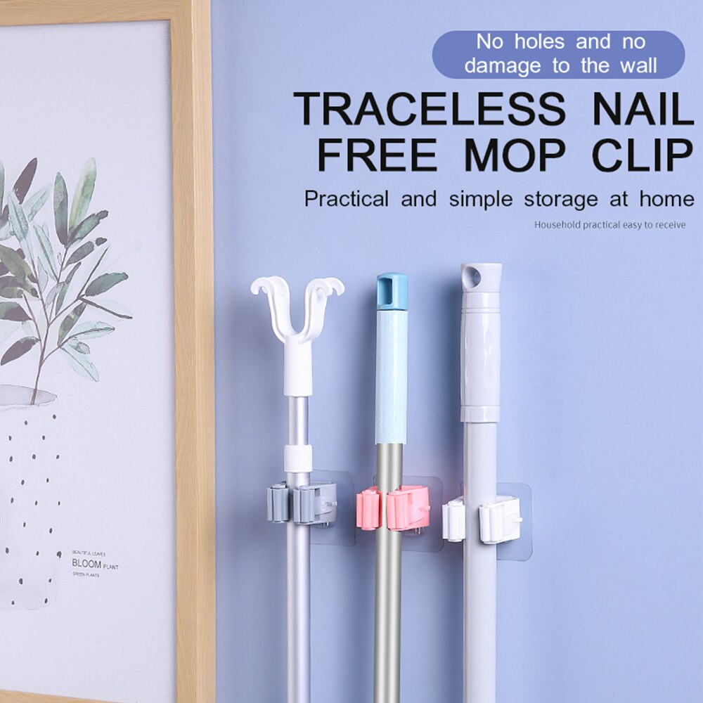 Dweilhaken traceless badkamer dweilhaak bezemplank dweilklem badkamerhaken badkamerhouder douchehaken