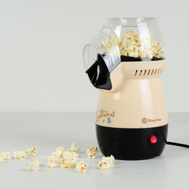 Popcorn maskine mini popcorn maskine automatisk luft type popcorn maskine 220v 1100w