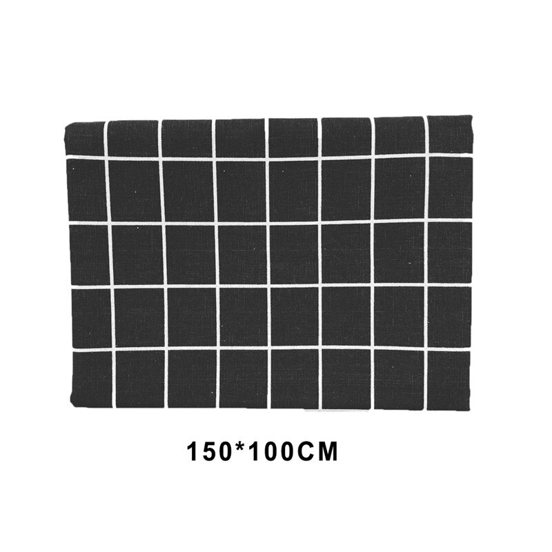 Ins checkered background cloth photo props striped black and white checkered photography background cloth: KR1428I