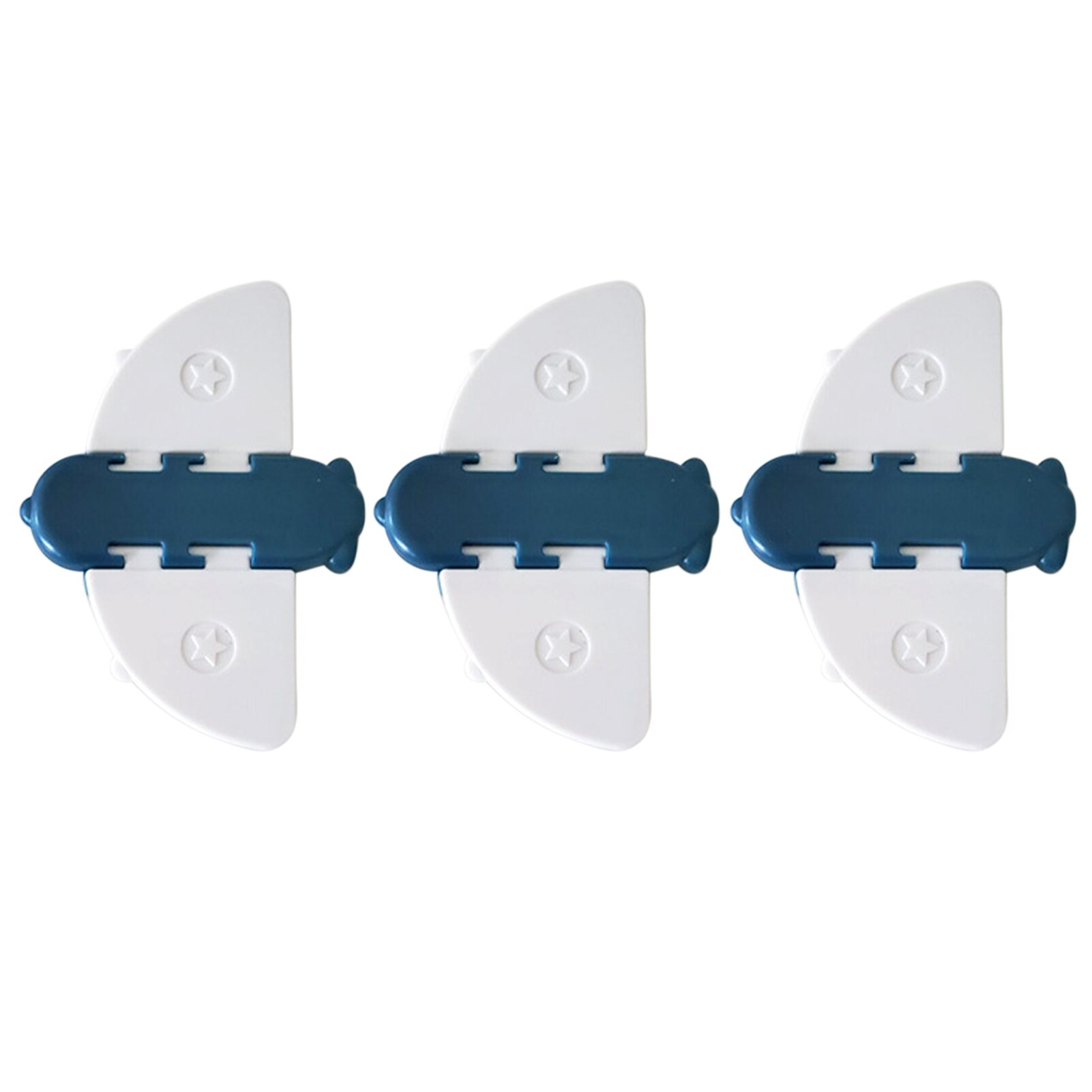 3pcs Safety Sliding Door Lock Home Cupboard Closet Stopper Wardrobe Latch Baby Proof For Child Self Adhesive Glass Window School