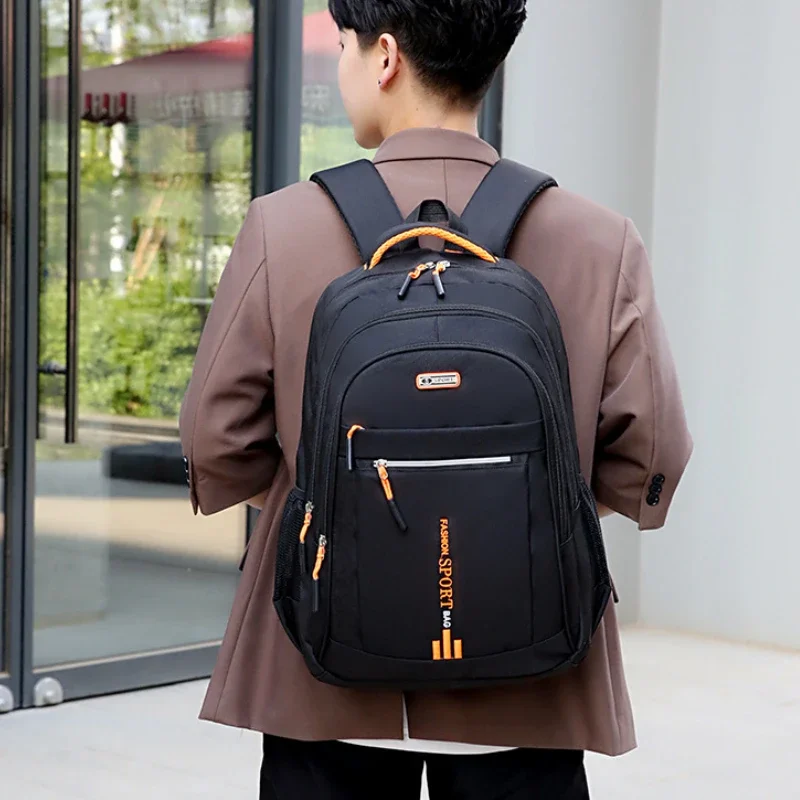 Męskie plecaki Oxford Wodoodporny plecak Biznesowa torba na komputer Casualowe plecaki podróżne Senior High School Student Schoolbag 가방