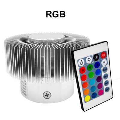 Aluminium Led Wandlamp Indoor Wandkandelaars Moderne Led Wandlamp Bedlampje Arandela Wandlamp Applique Murale Armatuur: RGB with Remoter