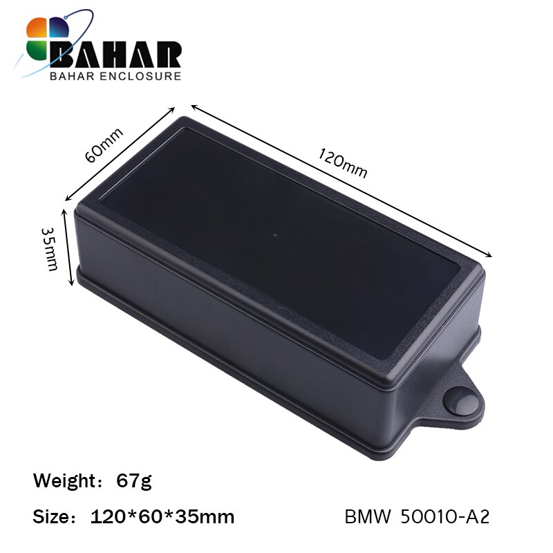 ABS plastic enclosure for electronic power supply enclosure wall-mounted instrument enclosure 120*60*35mm: BMW50010-A2