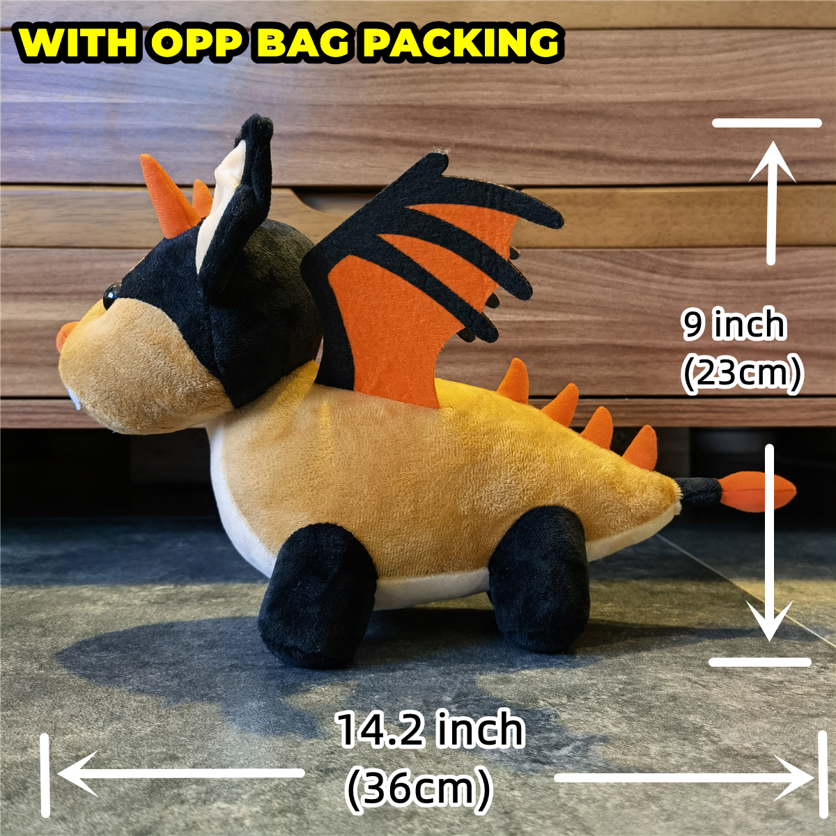 Murciélago dragón sombra dragón unicornio malvado jirafa dragón escarchado juguetes de peluche mascotas muñeco de peluche Aminal Plushie juguete