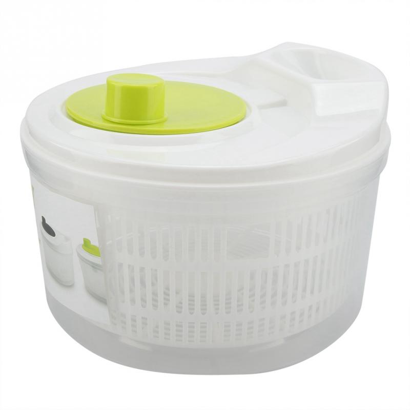 Salad Lettuce Strainer Kitchen Gadget Manual Vegetable Dehydrator Basket Washer Fruits