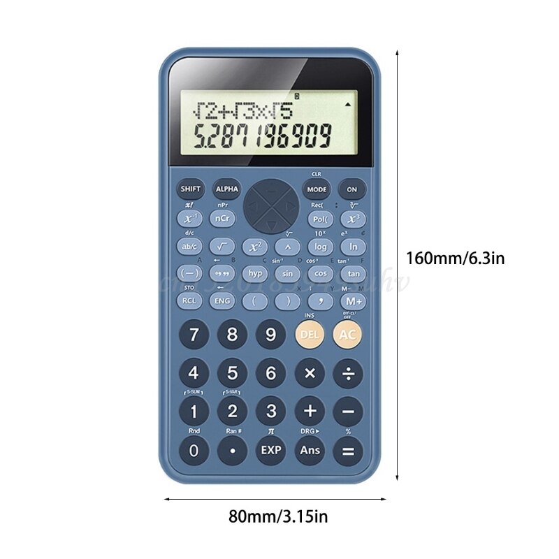 Portable Scientific Calculator Stationery School Office Engineering Multifunction School Engineering Stationery Scientific Tool