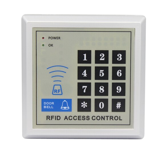 LUCKING DOOR RFID 13.56MHZ IC Access Control System Device Machine IC Card Security Proximity Entry Door Lock 450 user: X1 IC