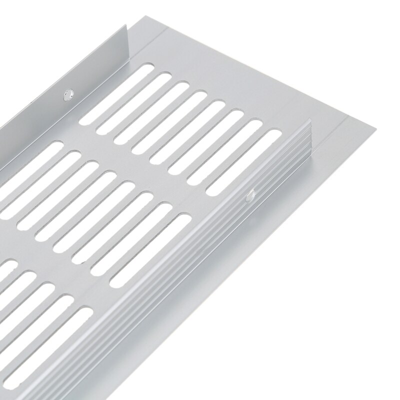 4 stk bred aluminiumslegering ventilationsgitter til skabskabinet klimaanlæg 250mm