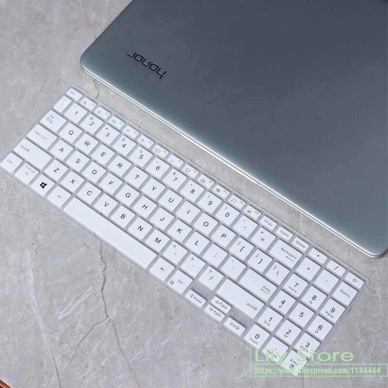 Cubierta para teclado de portátil ASUS VivoBook S15, S533, S533FL, S513, S513EP, S513EQ, F513, F513IA, F513EA, K513, X513, M513IA, M513, M513U, 15,6&quot;: white