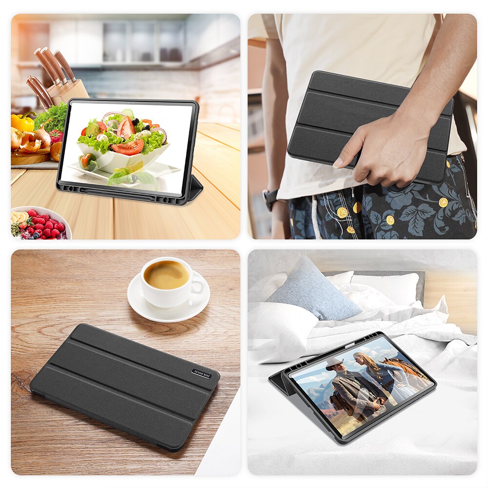 Etui na Tablet do Samsung Galaxy Tab S8 Ultra, z uchwytem na ołówek magnetyczny stojak pokrywa dla Galaxy Tab S7/S8 Plus S7 FE S7/S8 przypadku