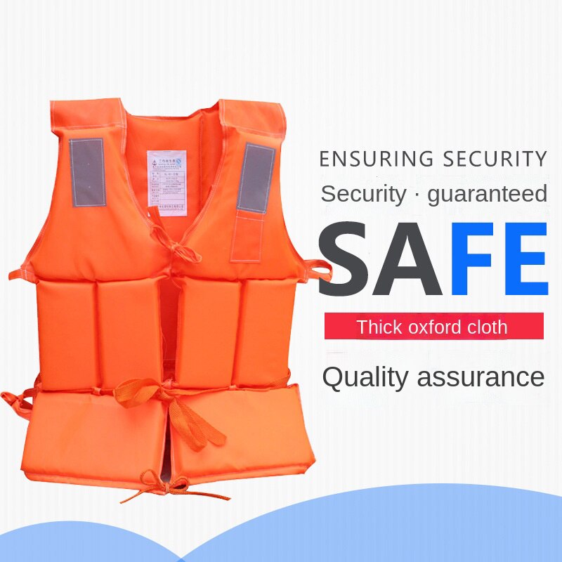 Life Vest Lightweight Nylon foam Adjustable Life whistle SOS Jacket Vest Swimming surfing motion Water Safety Products: 1