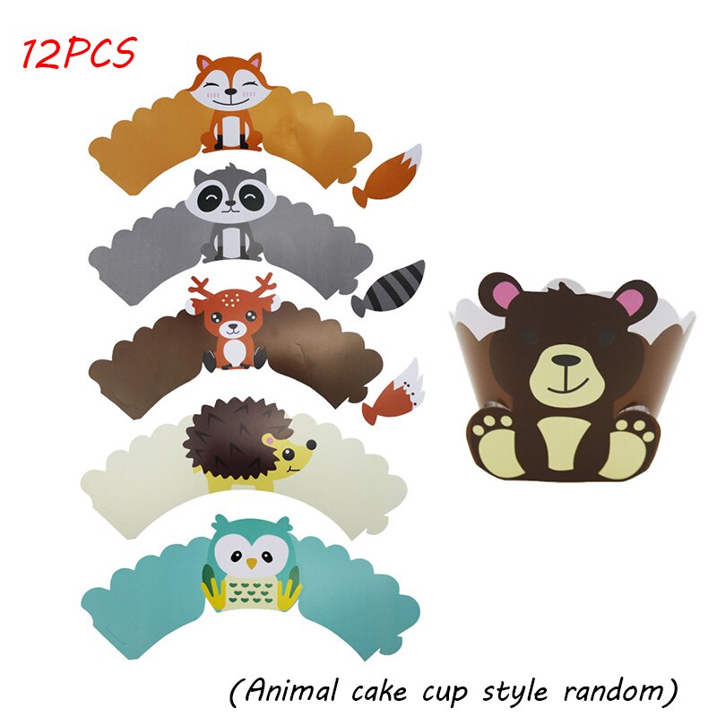 Toppers Para Cupcakes Animales De La Jungla - 30 Unidades, 6 Diseños, Para Fiestas De Cumpleaños Y Baby Showers