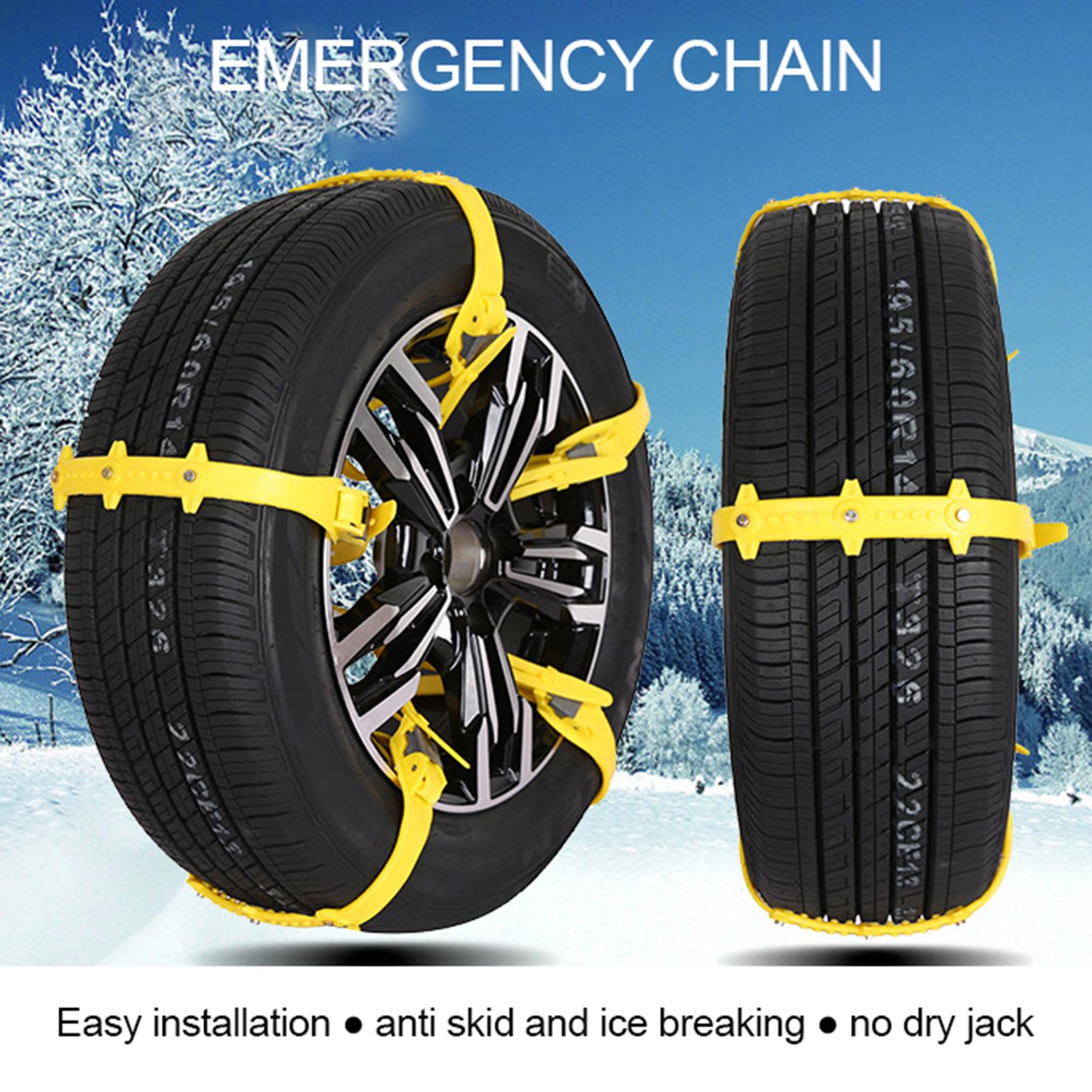 50% Sales! 10 Pcs Universele Emergency Suv Auto Anti Slip Verstelbare Sneeuw Ketting Veiligheidsgordel
