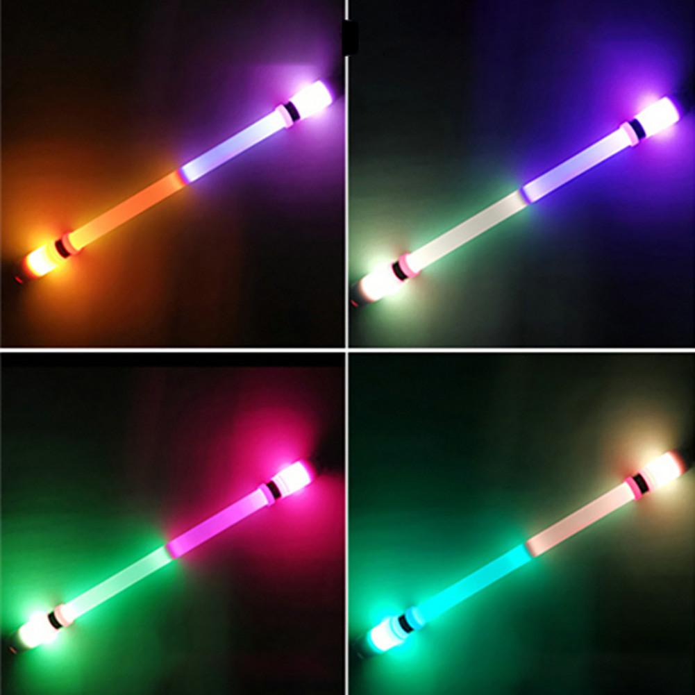 5pcs Luminous Pen-turning For Beginner Competition Pen Without Refill And Non-writable Luminous Pen-turning black, blue, green,