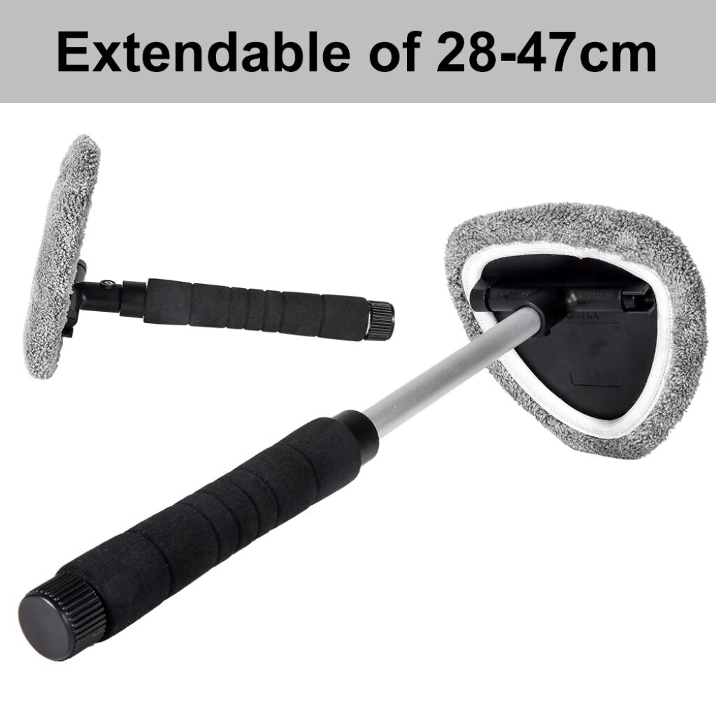 Microfiber Windscreen Car Glass Cleaner Demister Detachable Handle 28CM -47CM