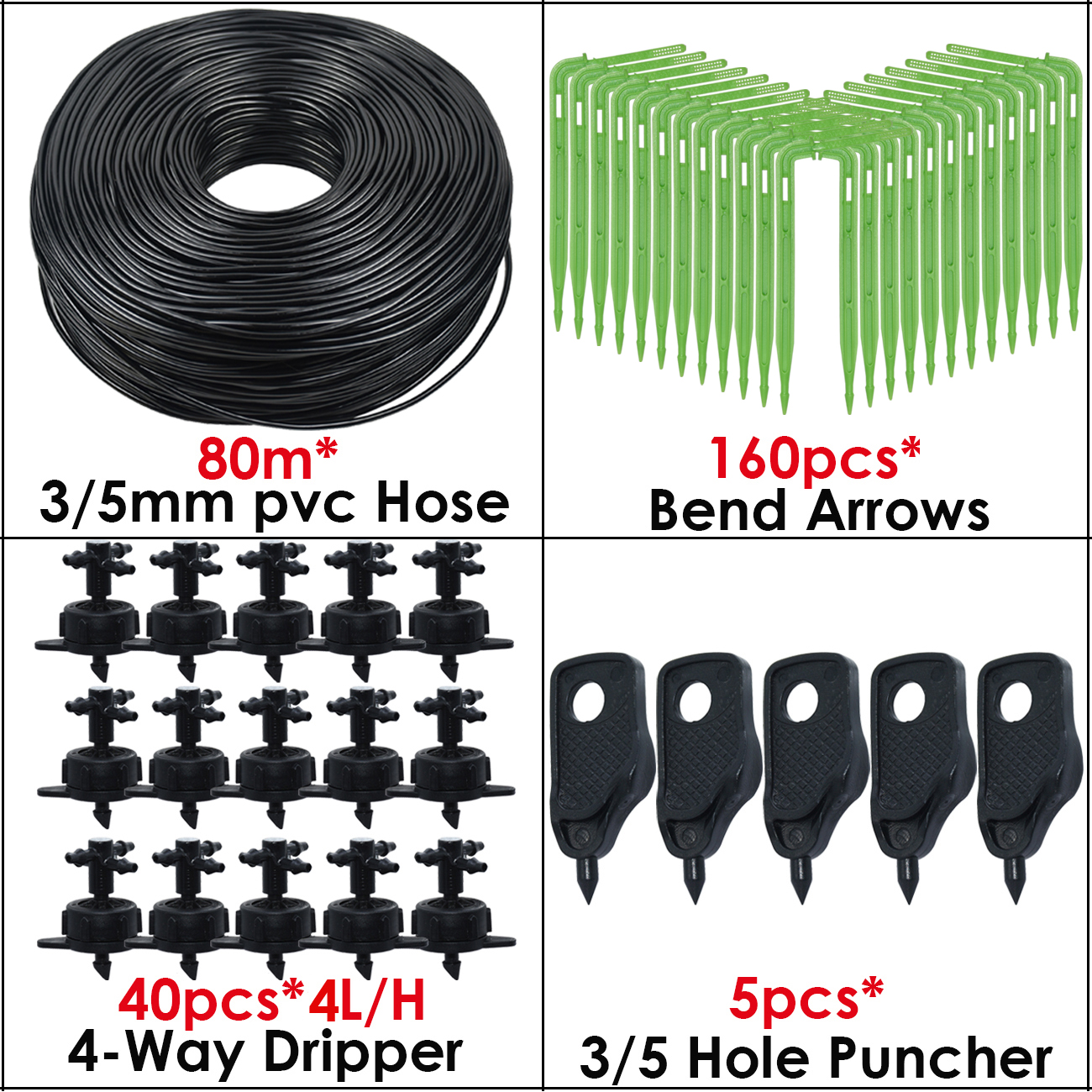 KESLA 10-100M 4L 8L/H Garten Mikro Tropfen Bewässerung Emitter Bewässerung Systeme Bausätze 3/5mm Pfeil Tropfer Vergossen Bonsai Gewächshaus: Lavendel