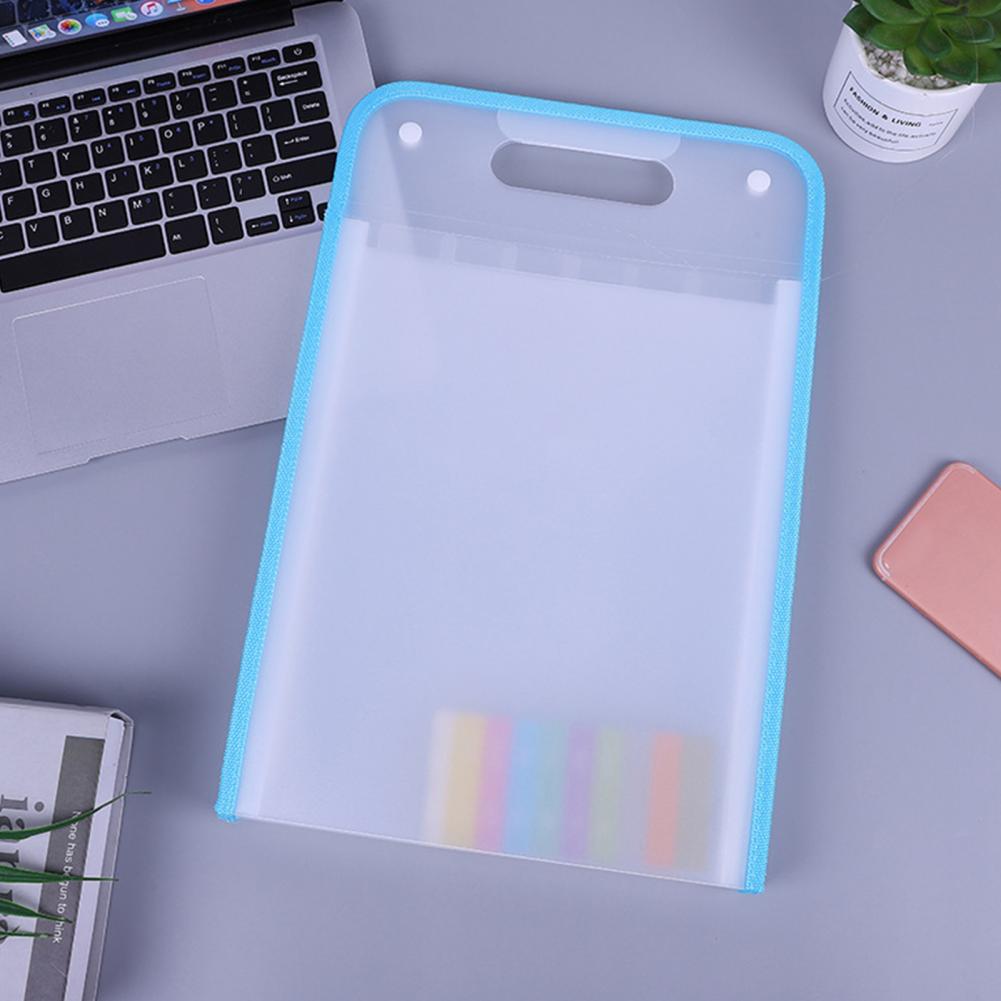 Expandable Handle Portable Files A4 Paper Folder for Students