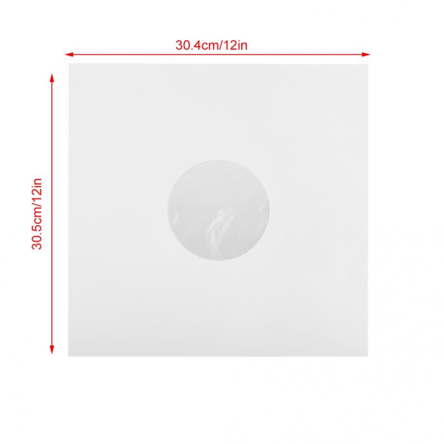 20 st 12 &quot; pe vinylskiva lp ld skiva plastpåsar antistatiska skivhylsor yttre inre plast genomskinlig lockbehållare