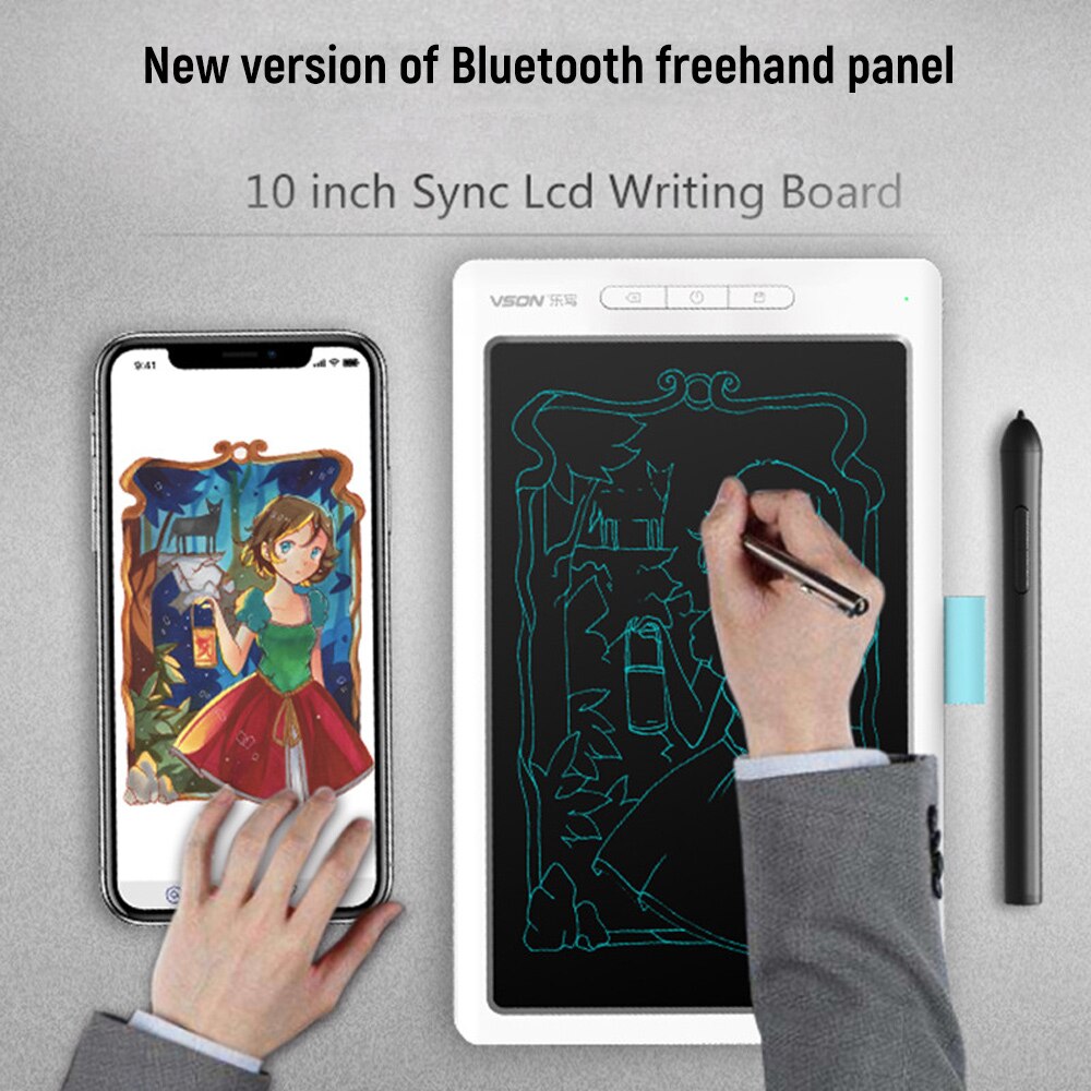 10.4*6.5 Inch Grafische Tekening Digitale Tablet Met Batterij-Gratis Pen 8192 Niveaus Schrijfbord Voor Tekening Game osu