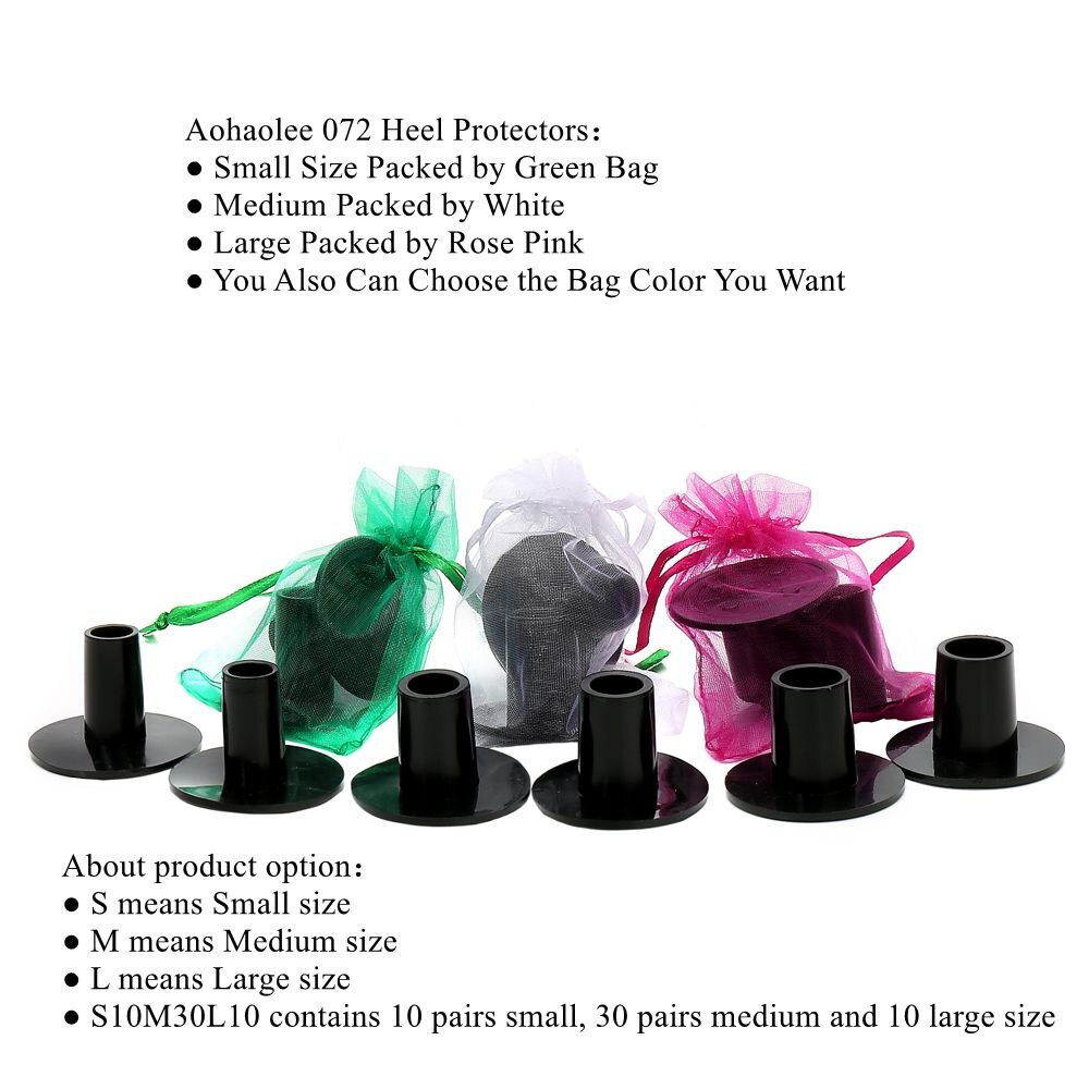 Ahaolee Siliconen Hoge Hak Protectors Hoge Hak Stiletto Latin hak Covers Anti Slip Hak Stoppers