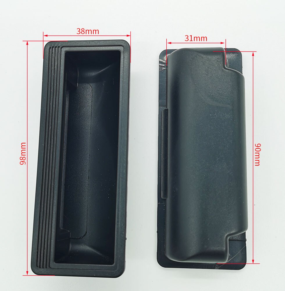 LS6250 plastic embedded concealed handle file cabinet locker clasp Iron Cabinet sliding door handle cabinet door handle